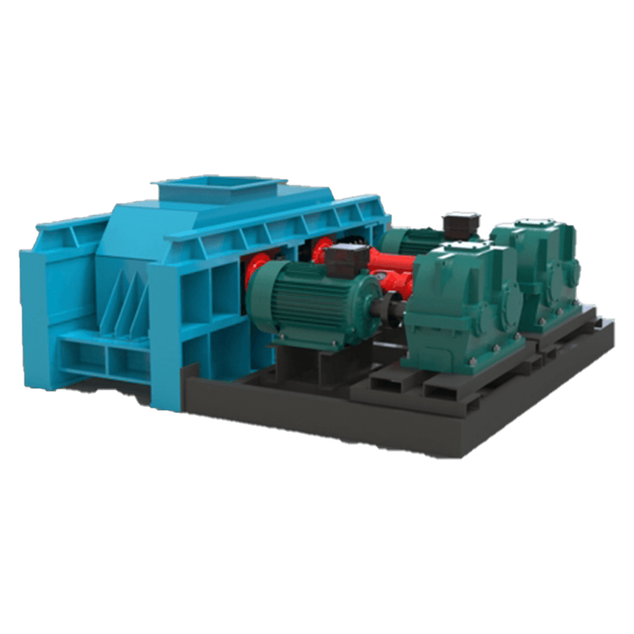 The structure of the double roll crusher, small sand and gravel crushing equipment manufacturer - Henan Reacore