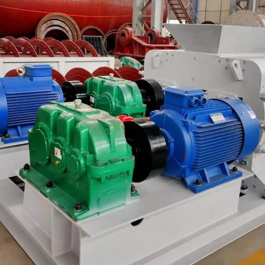 The specific structure and accessories of the double roll crusher, double roll crusher for sale - Henan Reacore