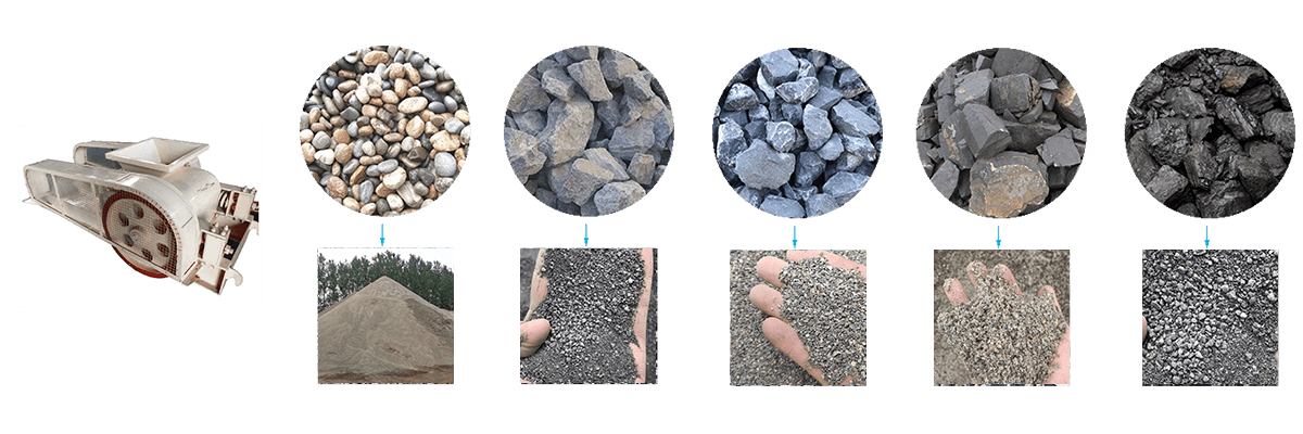 Application range of double roll crusher, various sand and gravel crushing equipment for sale - Henan Reacore