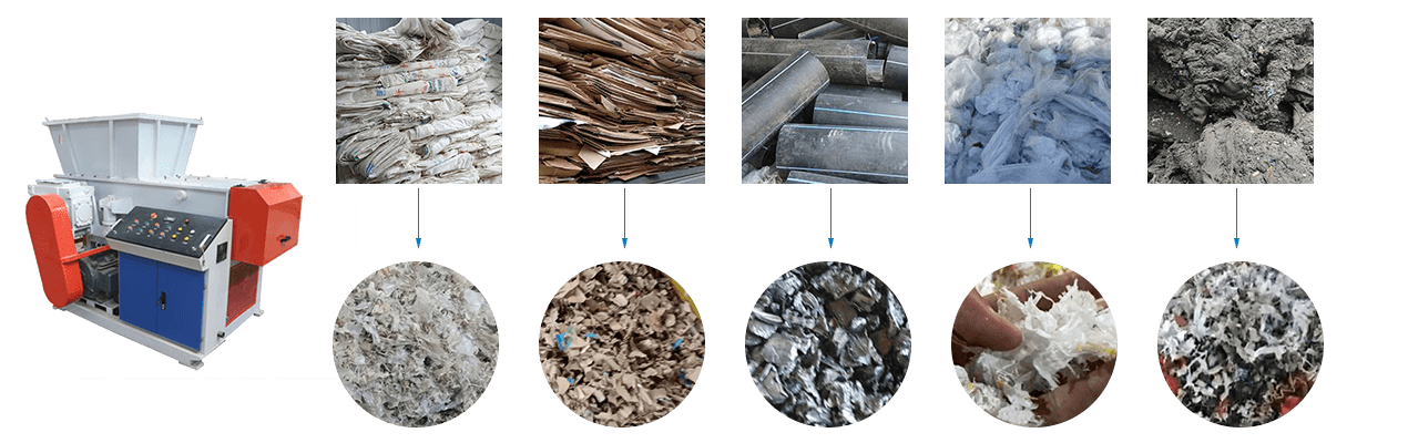 The application scope of single shaft shredder, which can shred various waste and plastics, single shaft shredder for sale - Henan Reacore
