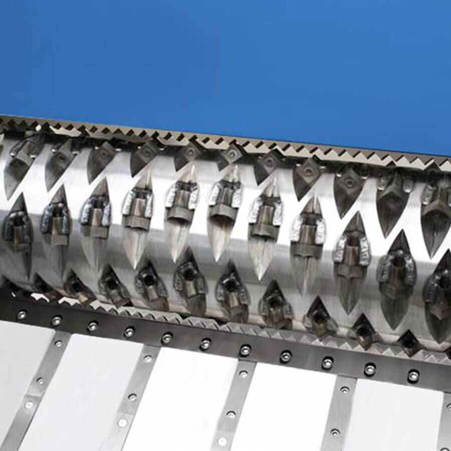 The structure of the single shaft shredder, which can shred various waste and plastics. Single shaft shredder for sale - Henan Reacore
