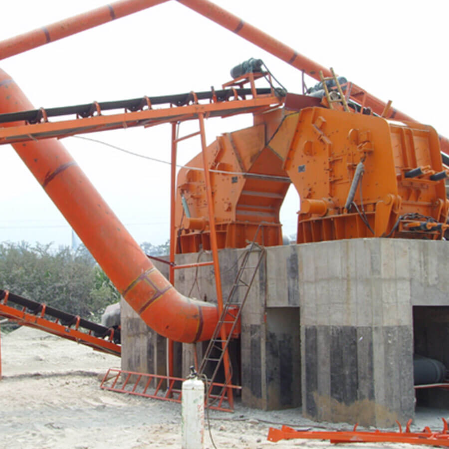 Heavy hammer crusher working site, hammer crusher for sale - Henan Reacore