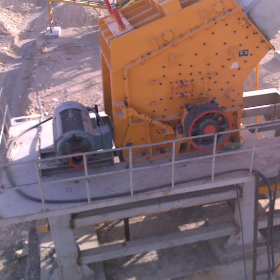 Heavy hammer crusher working site, hammer crusher for sale - Henan Reacore