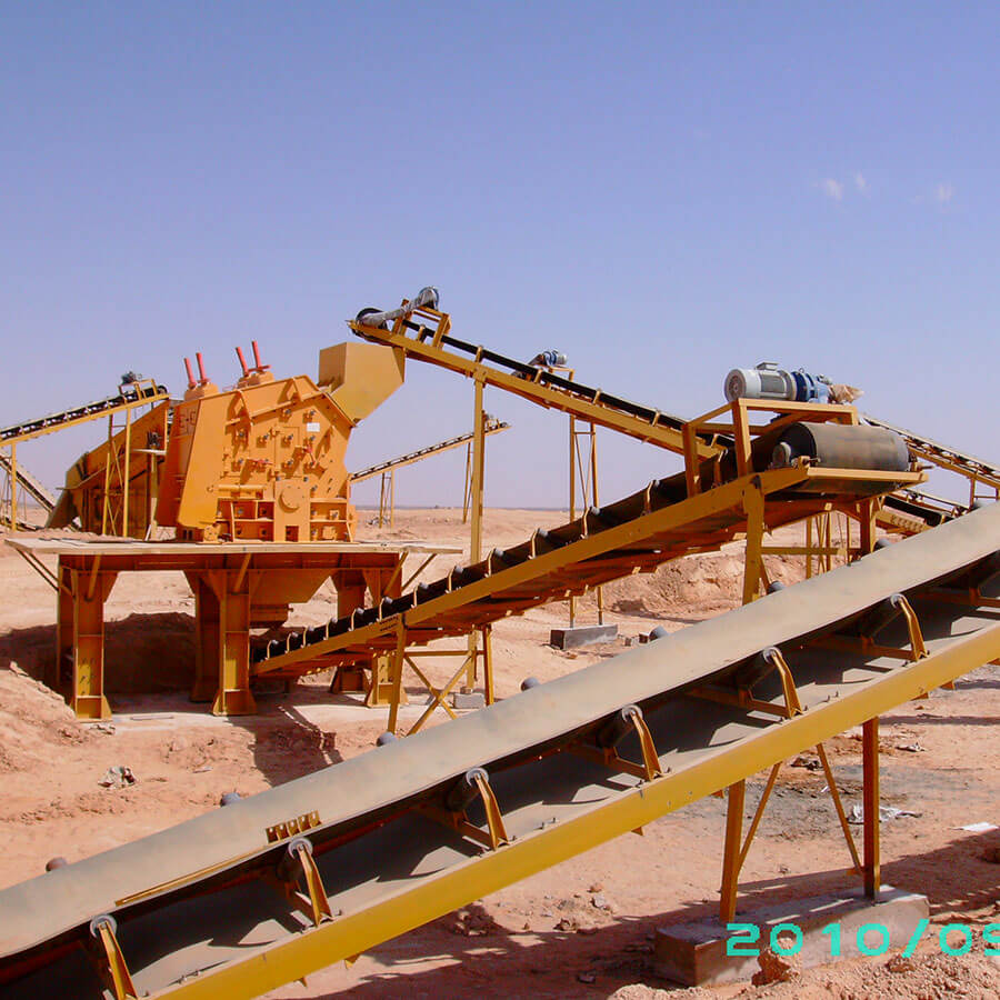 Heavy hammer crusher working site, hammer crusher for sale - Henan Reacore