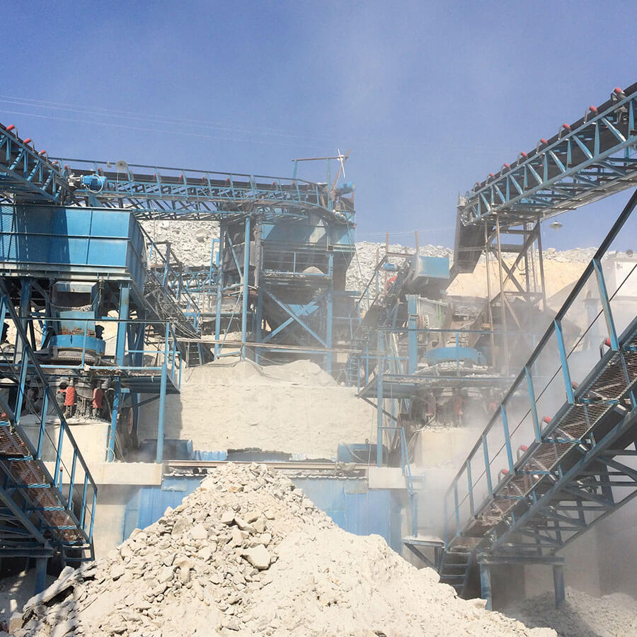 Stone crushing production line case, sand and gravel crushing production line equipment manufacturer-Henan Reacore