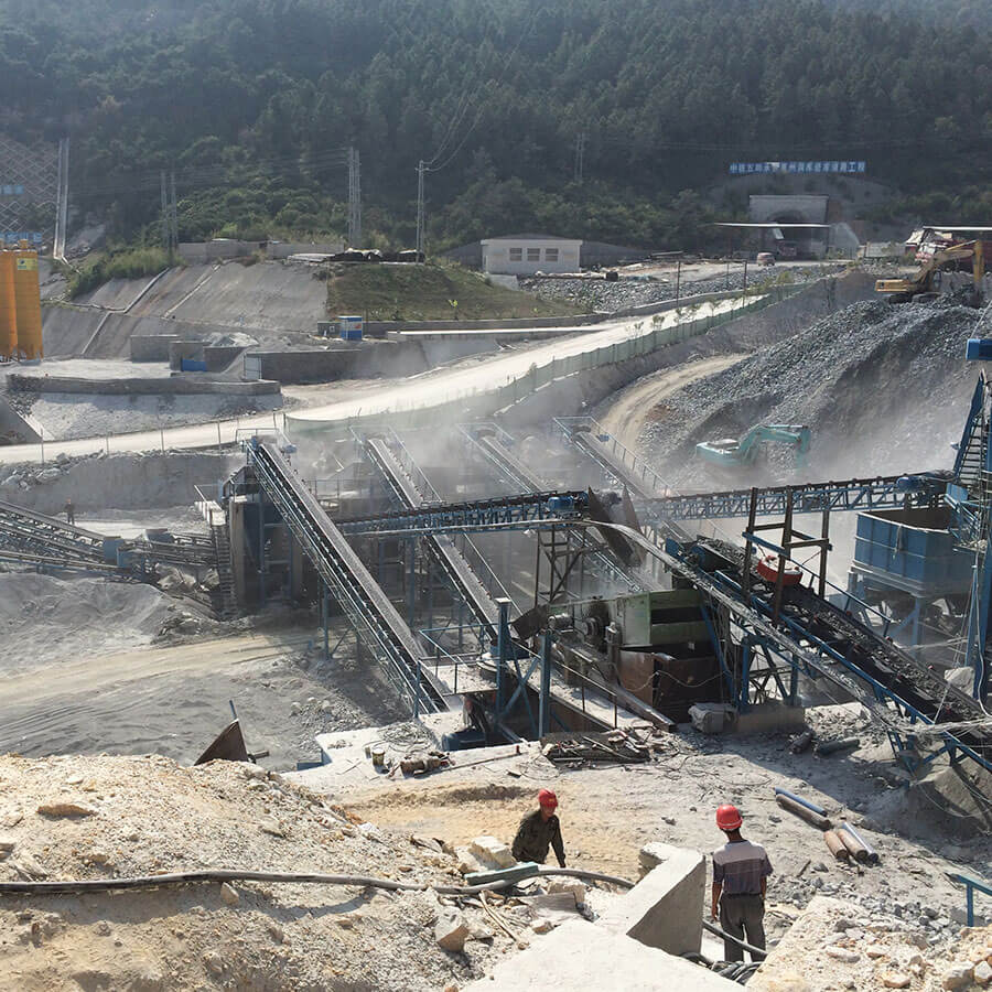 Stone crushing production line case, sand and gravel crushing production line equipment manufacturer-Henan Reacore