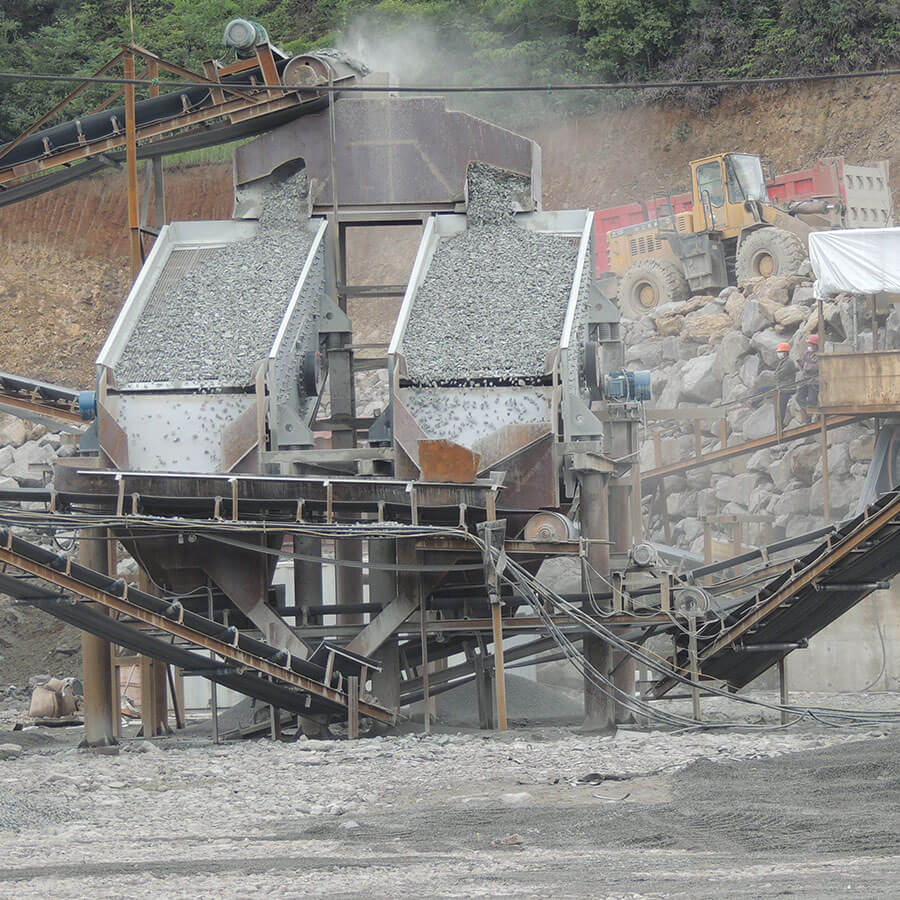 Stone crushing production line case, sand and gravel crushing production line equipment manufacturer-Henan Reacore