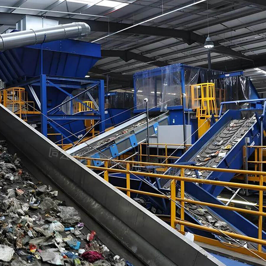 Double shaft shredder working case, professional double shaft shredder manufacturer - Henan Reacore