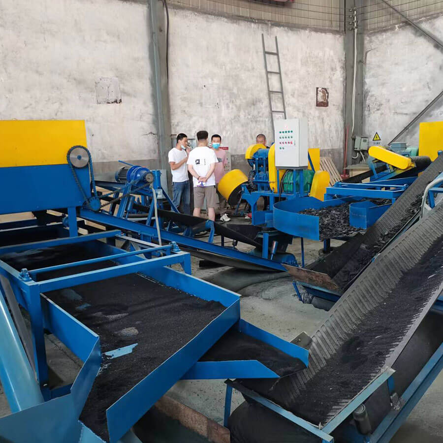 Waste tire recycling production line for sale, tire recycling into granules, rubber powder production line equipment for sale - Henan Reacore