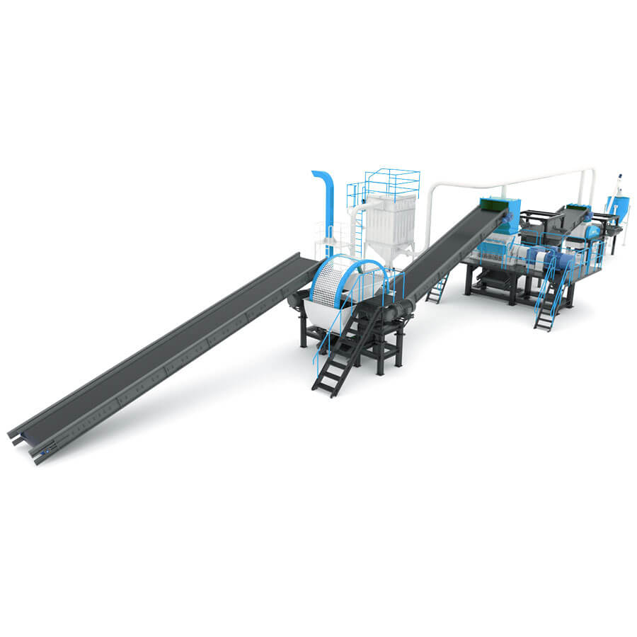Waste tire granules production line for sale, waste tire rubber granules production line equipment - Henan Reacore