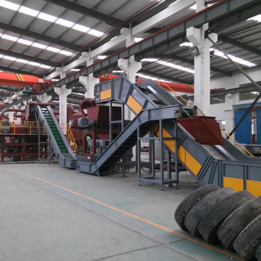 Waste tire recycling production line for sale, tire recycling into granules, rubber powder production line equipment for sale - Henan Reacore