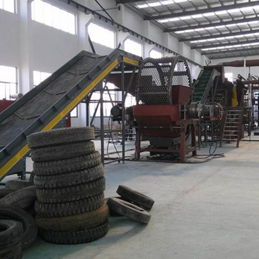 Waste tire recycling production line for sale, tire recycling into granules, rubber powder production line equipment for sale - Henan Reacore