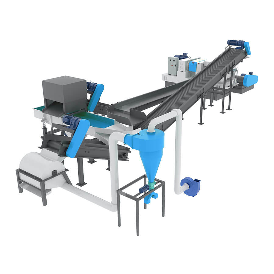 Waste tire grinding production line for sale, waste tire rubber powder production line equipment manufacturer - Henan Reacore