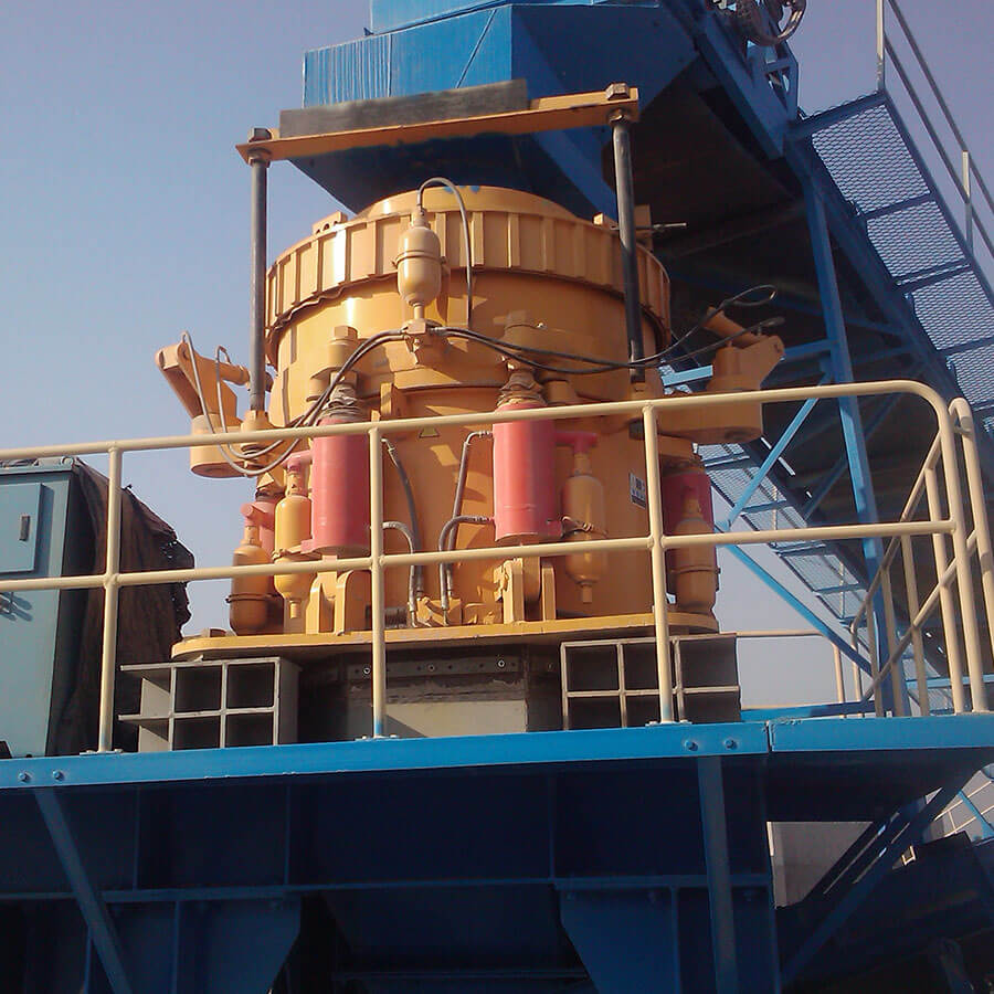 Cone crusher working site, various mining sand and gravel cone crushers for sale - Henan Reacore
