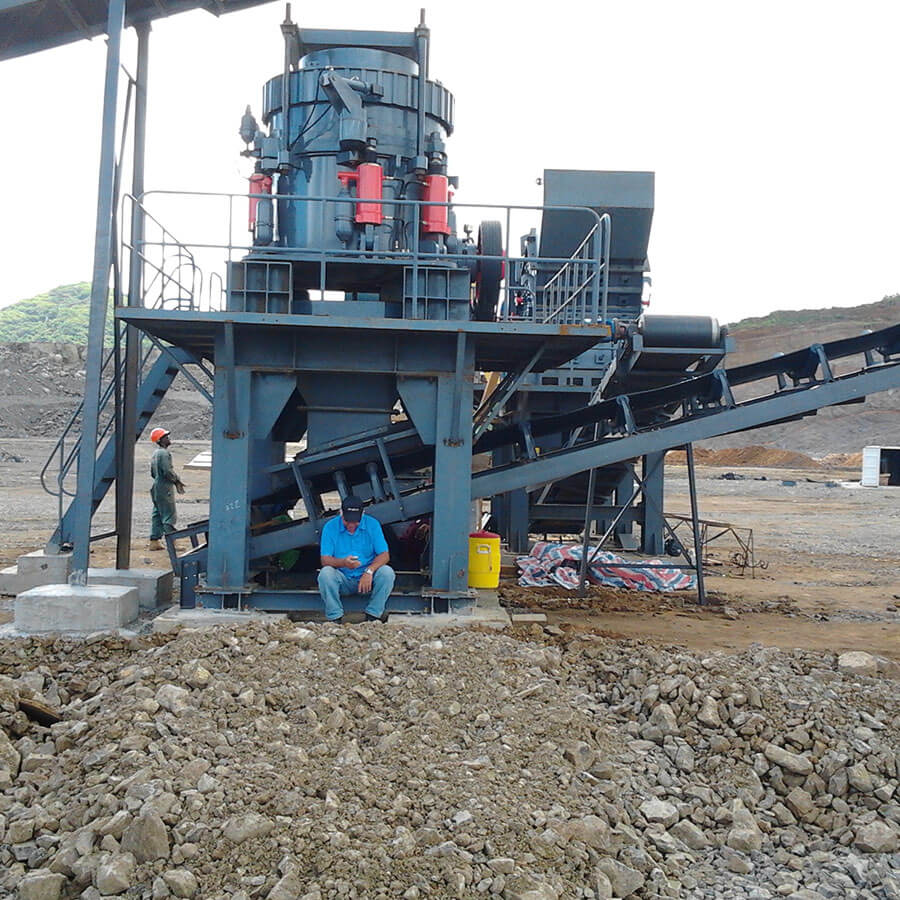 Cone crusher working site, various mining sand and gravel cone crushers for sale - Henan Reacore