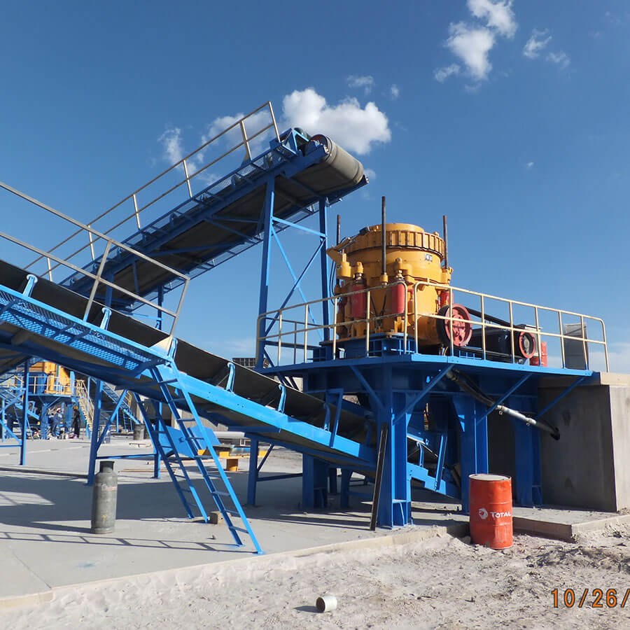 Cone crusher working site, various mining sand and gravel cone crushers for sale - Henan Reacore